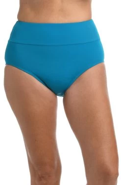 Solid Wide Band Full Pant Bikini Bottom 12 Solid Wide Band Full Pant Bikini Bottom -Best Swimwear Shop MM1PJ95EMR F1