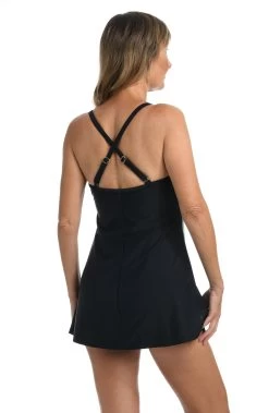 Gradient Stripe Scoop Neck Swim Dress -Best Swimwear Shop MM1PZ23COB B1