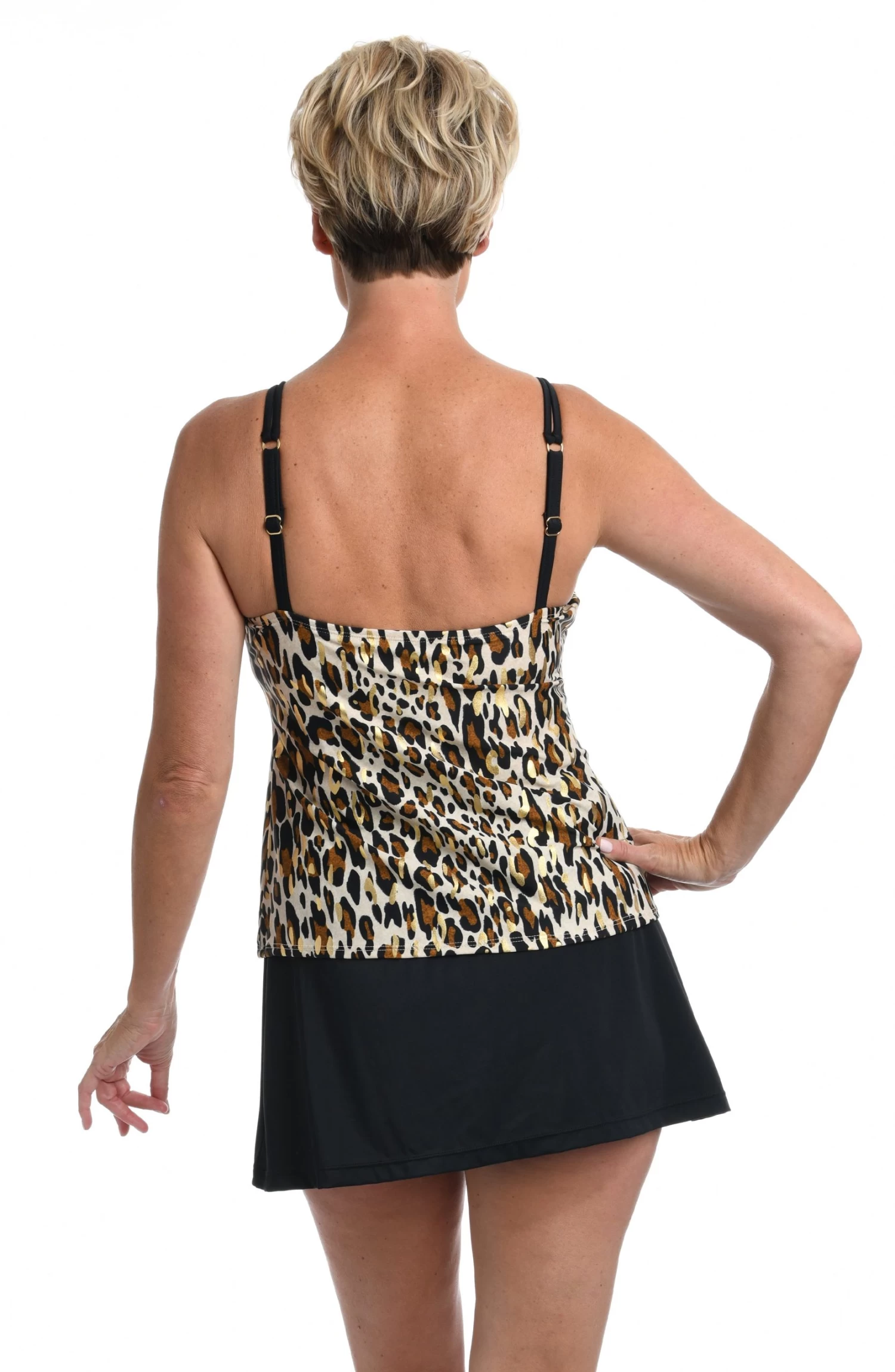Jungle Cat High Neck Tankini Top *FINAL SALE* 2 Jungle Cat High Neck Tankini Top *FINAL SALE* - Image 2
