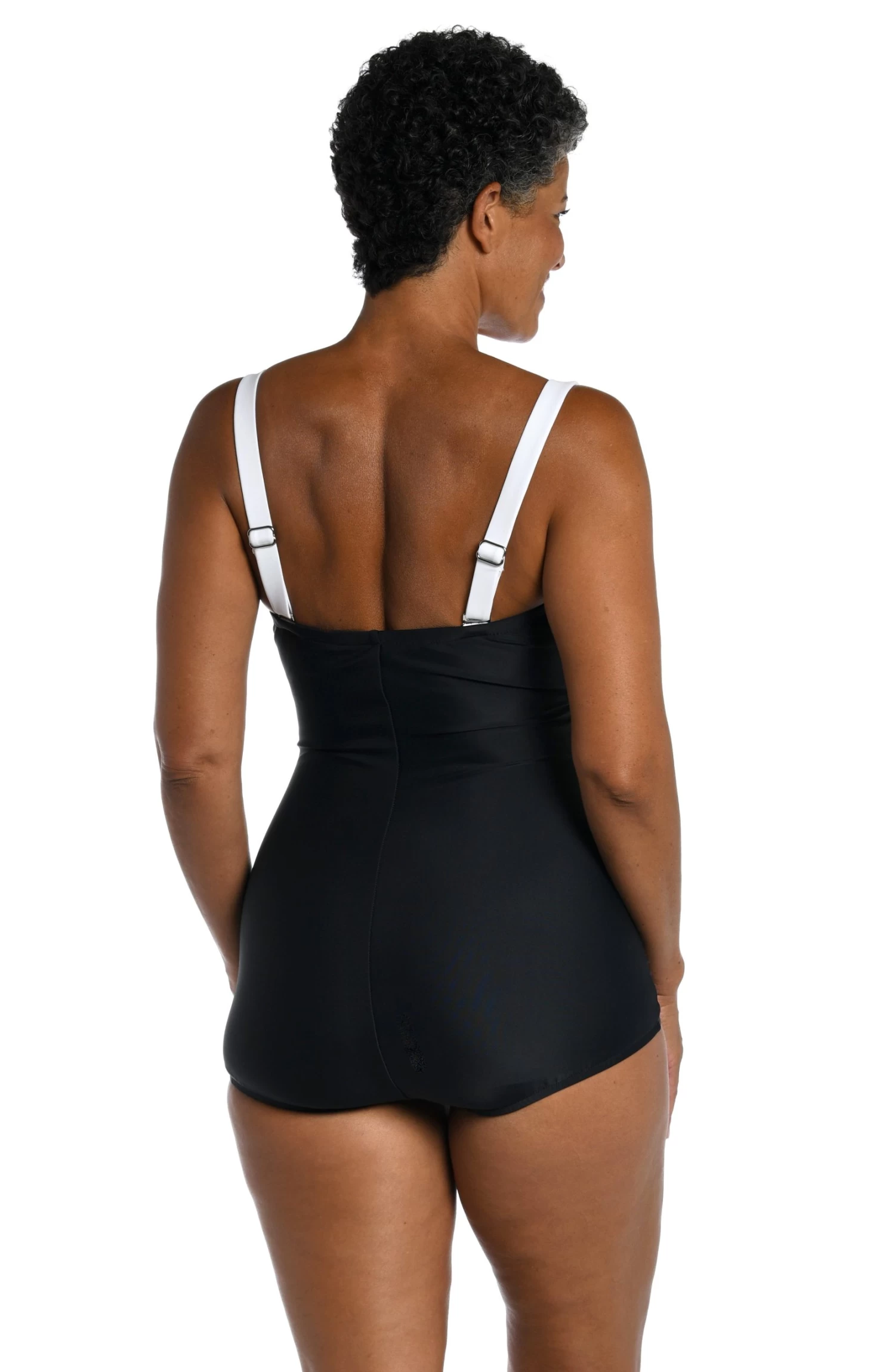 Solid Bandeau Girl Leg One Piece 2 Solid Bandeau Girl Leg One Piece - Image 2