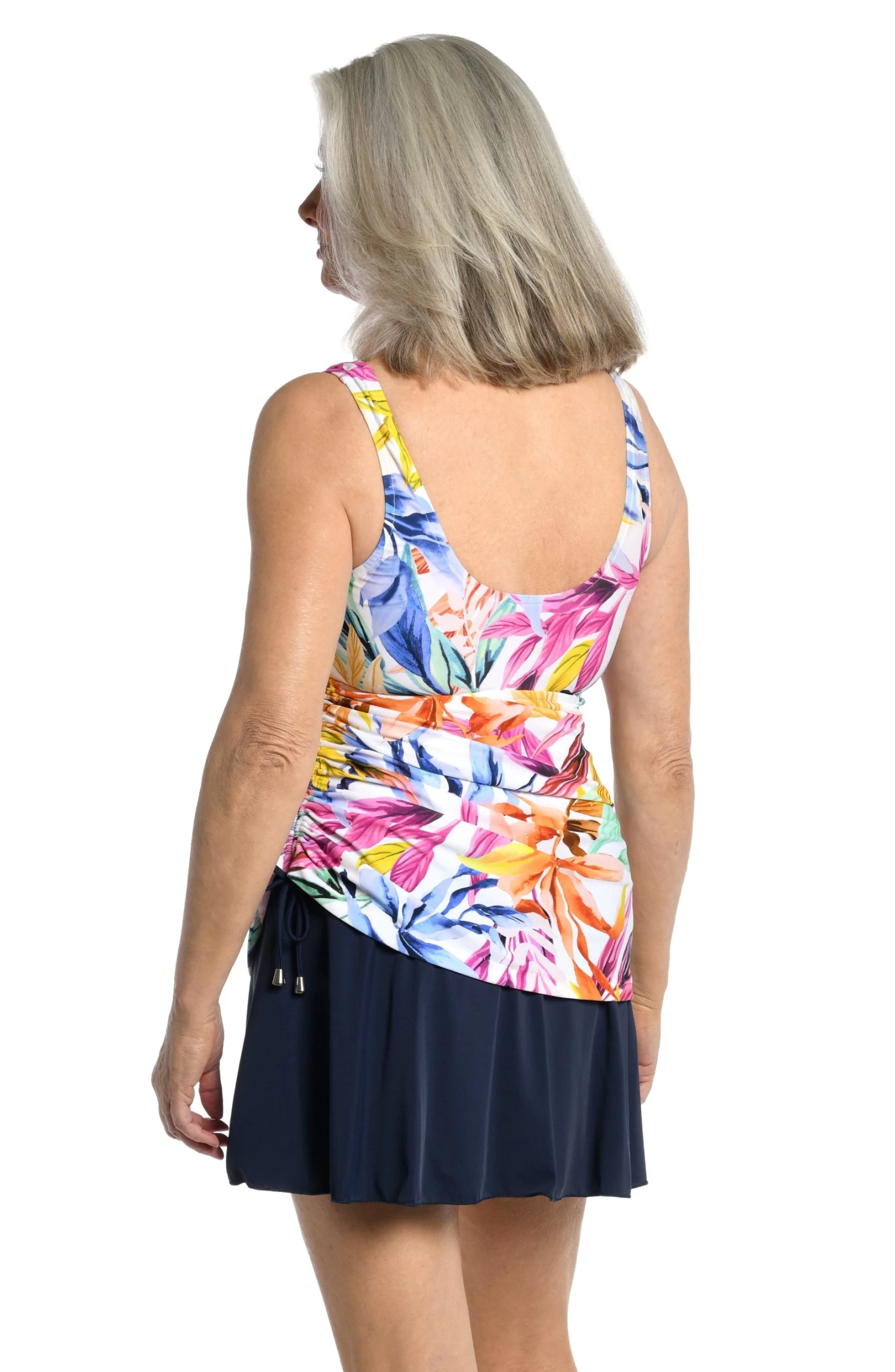 Conga Vines Adjustable Tank Swim Dress One Piece 2 Conga Vines Adjustable Tank Swim Dress One Piece - Image 2