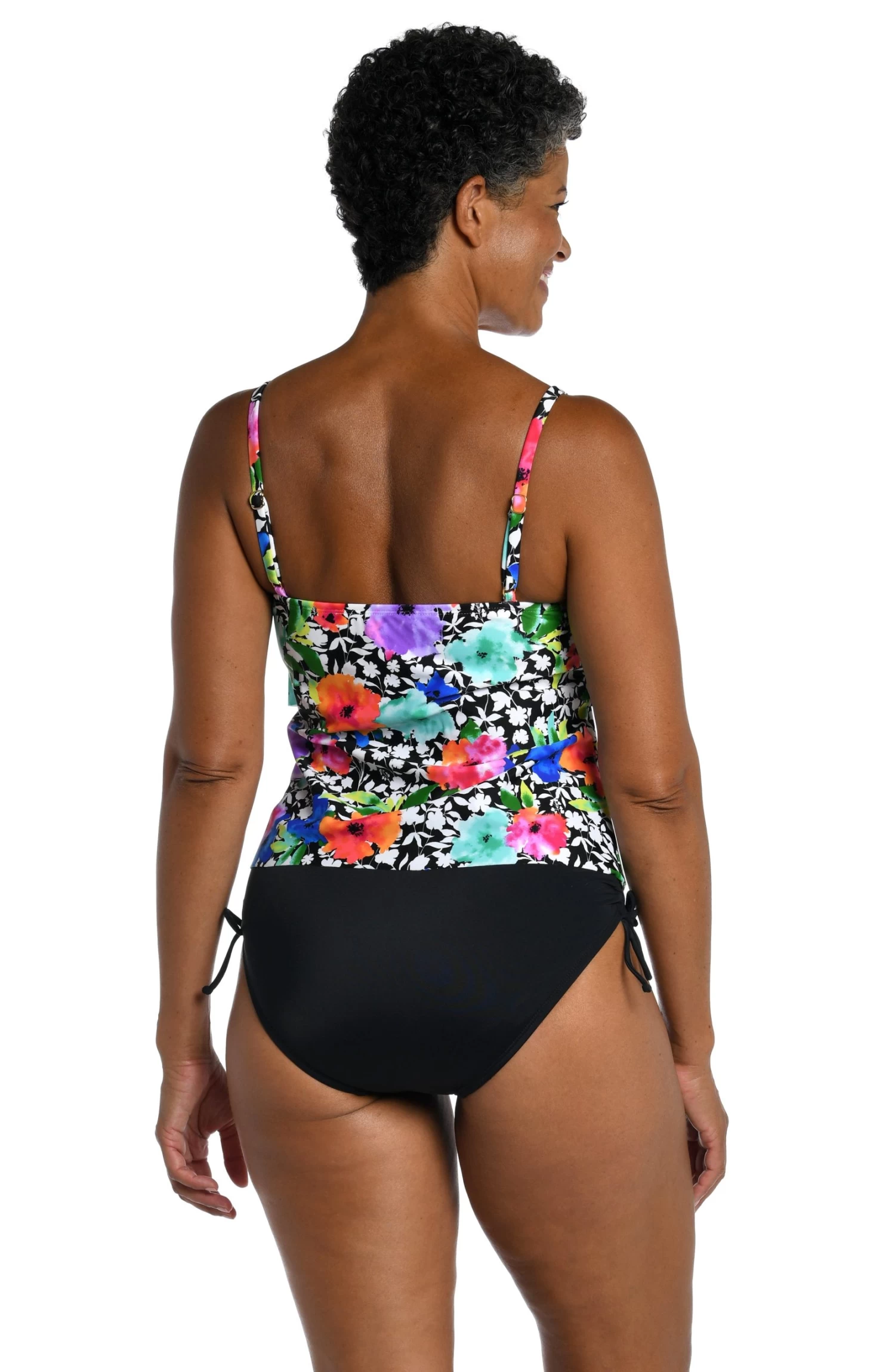 Pop Petals Two Tiered Tankini Top - FINAL SALE 2 Pop Petals Two Tiered Tankini Top - FINAL SALE - Image 2