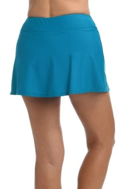 Solid Wide Band Skort Bottom 17 Solid Wide Band Skort Bottom -Best Swimwear Shop MM6NK56EMR B1