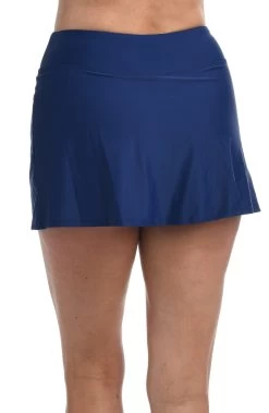 Solid Wide Band Skort Bottom 19 Solid Wide Band Skort Bottom -Best Swimwear Shop MM6NK56NVY B1