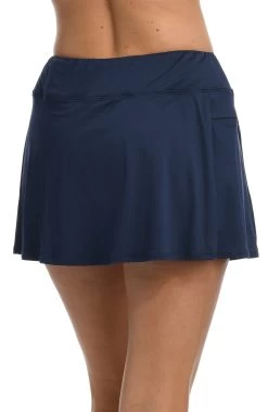 24th & Ocean Solid Swim Skort Bottom -Best Swimwear Shop TF0G698 MID B 522cb34f 8f65 4b86 beb9 d28e0ab80d1a