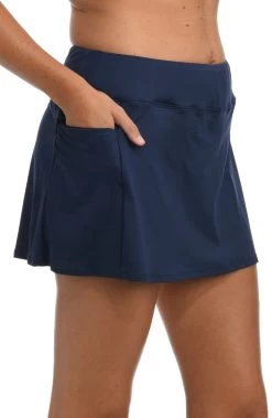 24th & Ocean Solid Swim Skort Bottom -Best Swimwear Shop TF0G698 MID F 44c63098 8290 42c1 b488 8909c4e07d49
