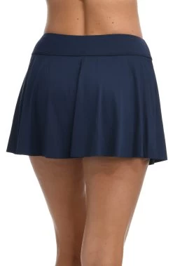 24th & Ocean Solid Petal Skort Swim Bottom -Best Swimwear Shop TF1G646 MID B