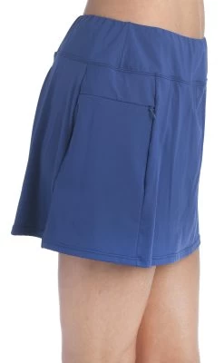 24th & Ocean Solid Petal Skort Swim Bottom -Best Swimwear Shop TF1G646 NAV P3 Large d038530f 5458 4e13 8e6b b7227af453c6