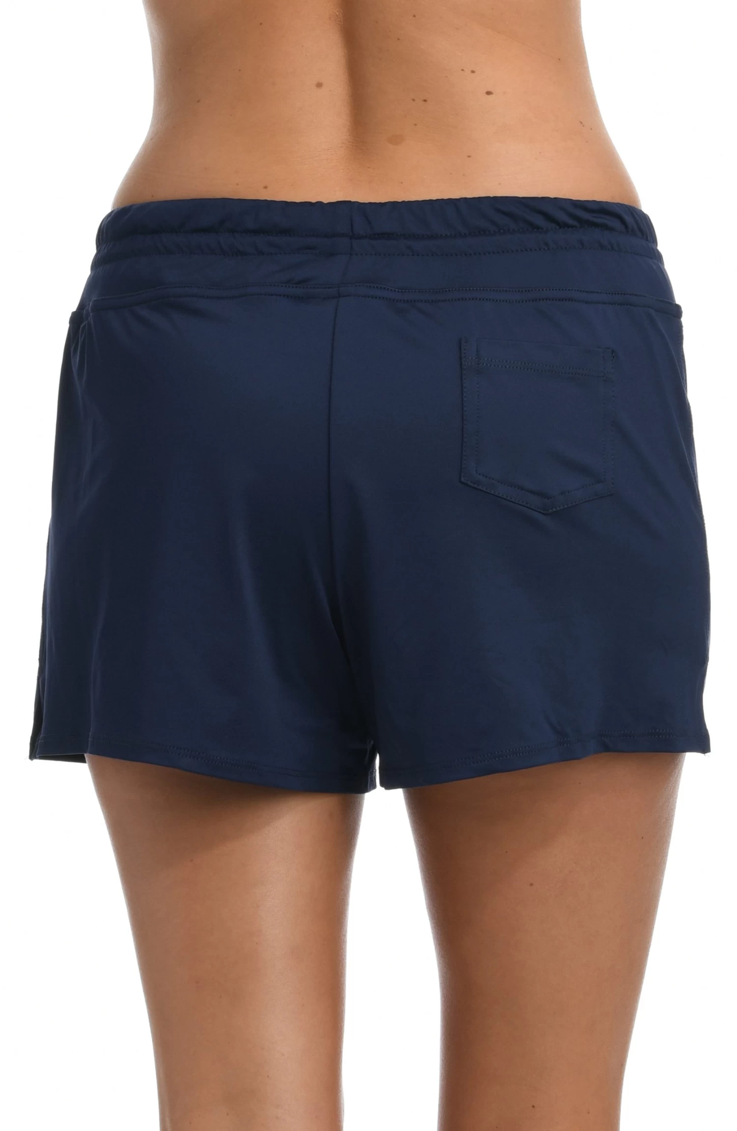 24th & Ocean Solid Front Tie Swim Short Bottom 6 24th & Ocean Solid Front Tie Swim Short Bottom - Image 6