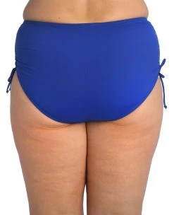 24th & Ocean Solid High Waist Side Tie Hipster Bikini Bottom (Plus Size) -Best Swimwear Shop TF9G695W COB B Large 2191d4e3 d073 4107 9a1f 73c4050dbe32