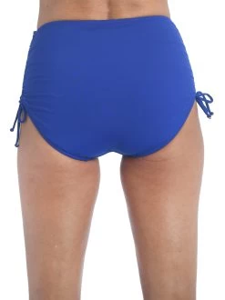 24th & Ocean Solid Mid Waist Side Tie Hipster Bikini Bottom -Best Swimwear Shop TF9G695 COB B Large 61867b99 be13 43cf 8357 03dc1a630468