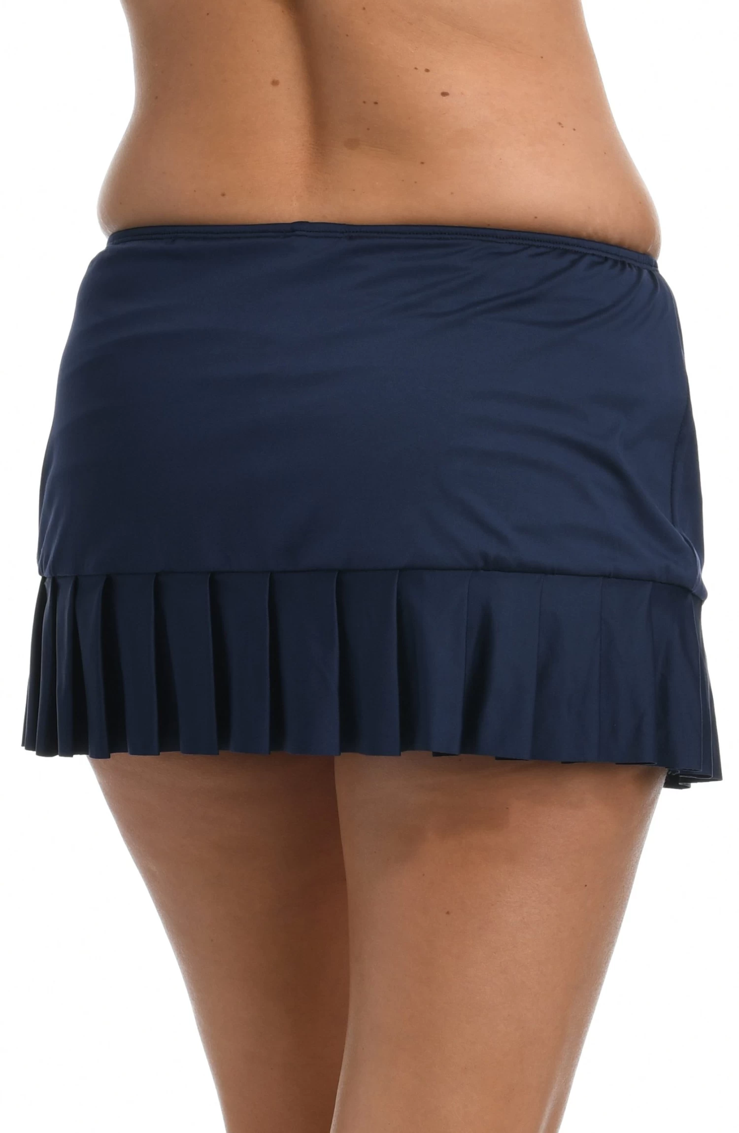 24th & Ocean Solid Mid Waist Skirted Swim Bottom 8 24th & Ocean Solid Mid Waist Skirted Swim Bottom - Image 8