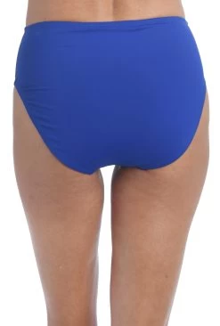 24th & Ocean Solid Mid Waist Hipster Bikini Bottom -Best Swimwear Shop TF9G699 COB B Large f20a3eab 036e 465c 9e30 7b56b56dab88