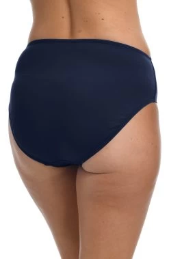 24th & Ocean Solid Mid Waist Hipster Bikini Bottom -Best Swimwear Shop TF9G699 MID B