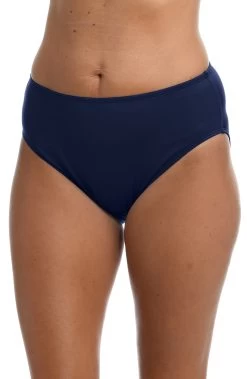 24th & Ocean Solid Mid Waist Hipster Bikini Bottom -Best Swimwear Shop TF9G699 MID F